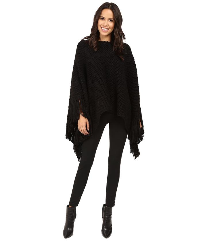 Michael Michael Kors - Tuck Stitch Side Fringe Ruana