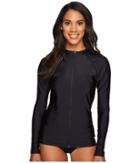 Speedo - Zip Front Long Sleeve Rashguard