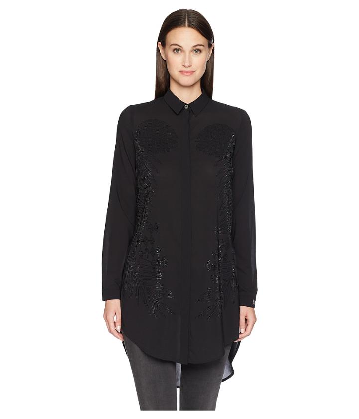 Versace Jeans - Sheer Button Up Tunic