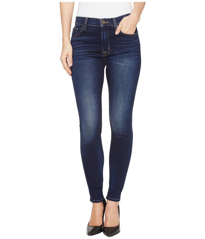 Hudson - Barbara High Waist Super Skinny Ankle Five-pocket Jeans In Recruit 2