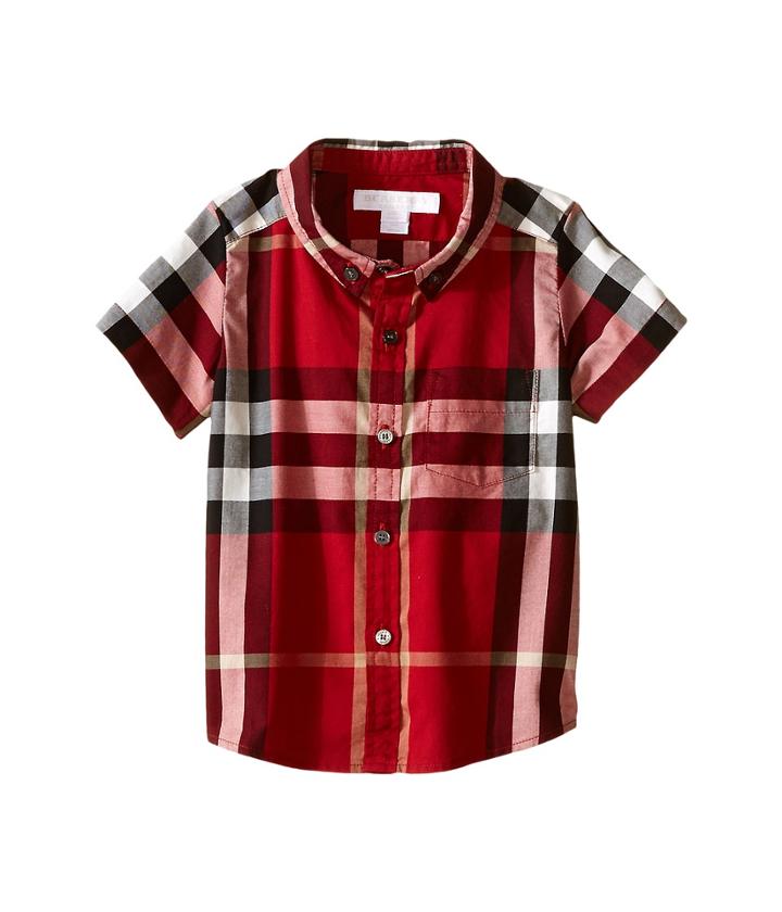 Burberry Kids - Check Shirt With Front Pocket