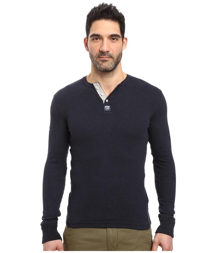 Superdry - Heritage Long Sleeve Grandad