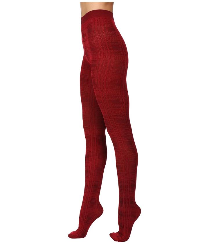 Hue - Plaid Sweater Tights