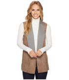 Tribal - Bonded Suede Sleeveless Reversible Vest