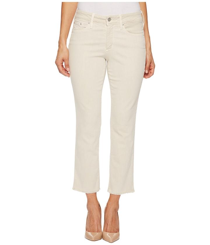 Nydj Petite - Petite Sheri Slim Ankle W/ Fray Hem Twill