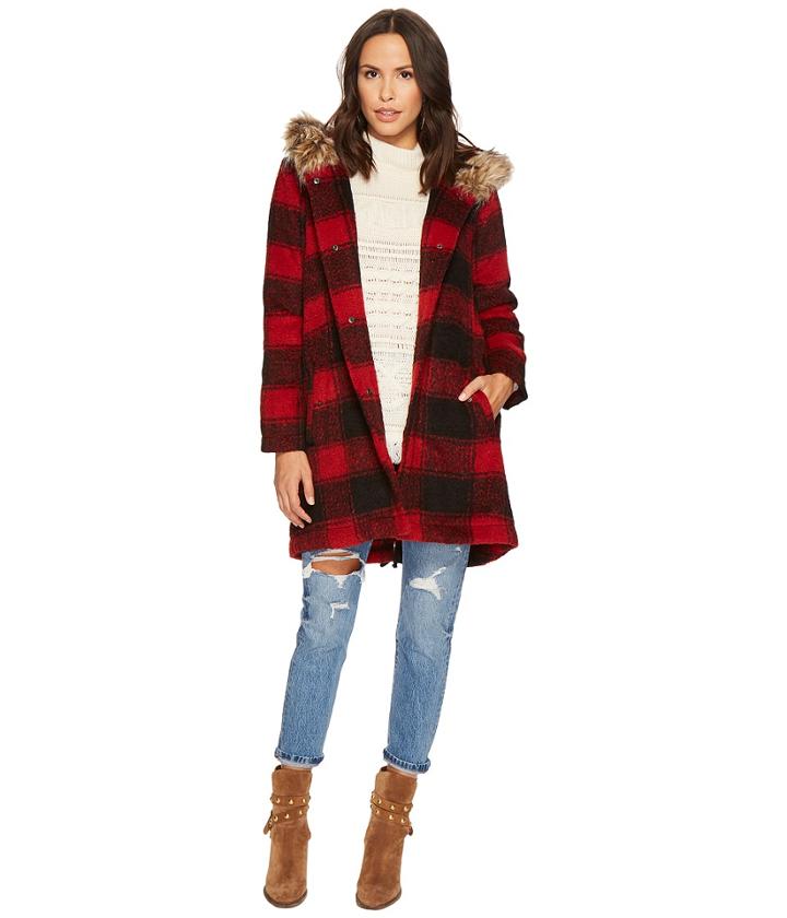 Bb Dakota - Lia Buffalo Plaid Coat