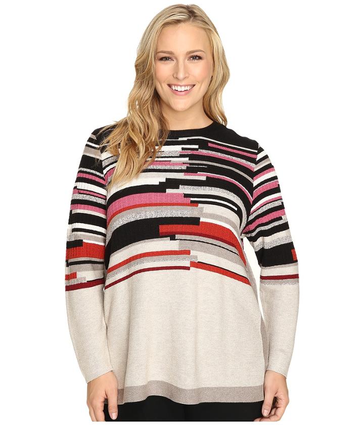 Nic+zoe - Plus Size Tonal Tides Top