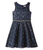 Nanette Lepore Kids - Lurex Lace With Jewel Embellishment