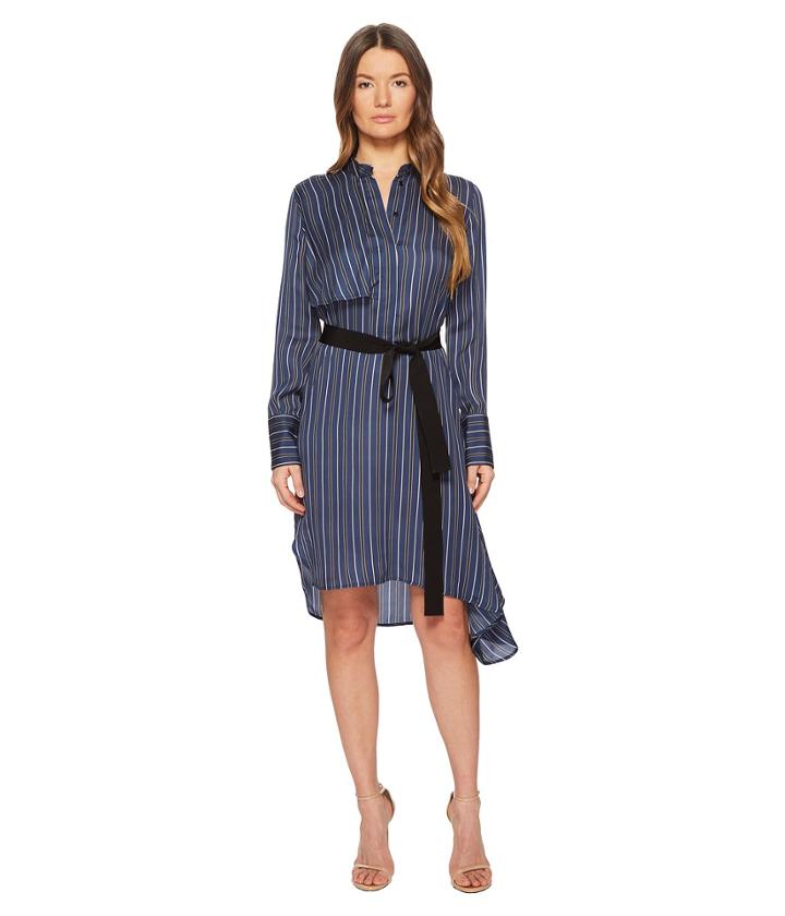 Belstaff - Dorina Printed Viscose Stripe Dress