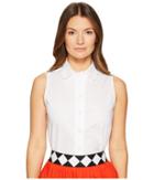 Kate Spade New York - Lace Inset Sleeveless Top