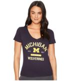 Champion College - Michigan Wolverines University V-neck Tee
