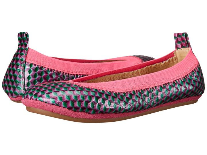 Yosi Samra Kids - Sammie Embossed Holographic Leather
