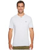 Lacoste - Short Sleeve Plain Slubbed Jersey Tee With Textured Effect