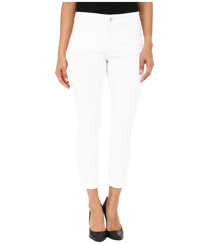 Nydj Petite - Petite Rachel Rolled Cuff Ankle In Optic White