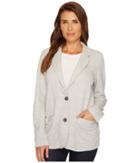Mod-o-doc - Boyfriend Blazer Buffalo Check With French Terry