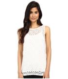 Kensie - Geo Stretch Lace Top Ks5k3732