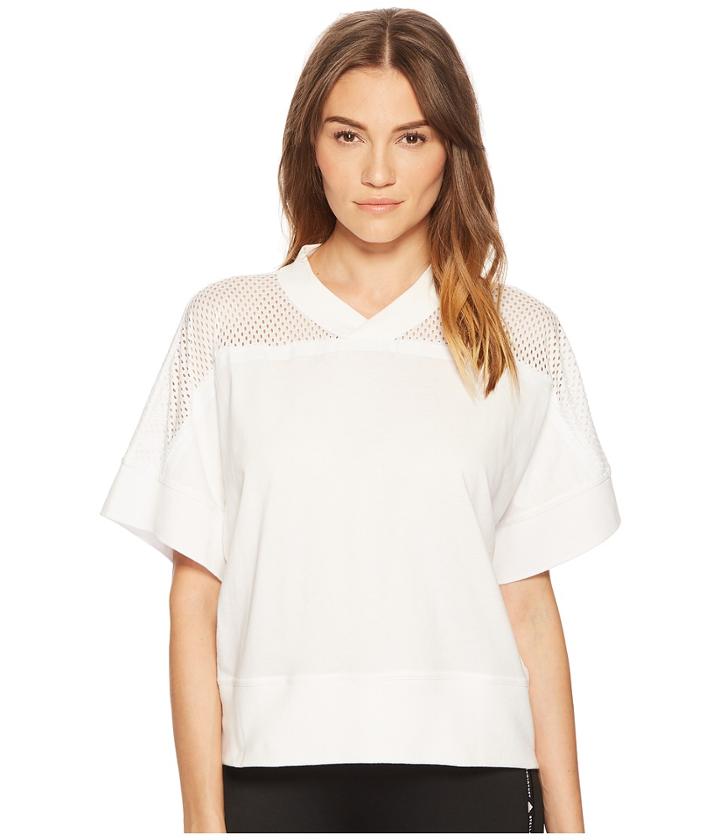 Adidas By Stella Mccartney - Training Cotton Mesh Tee Cv9635