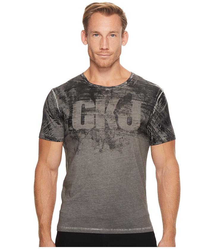 Calvin Klein Jeans - Ckj Distressed Logo Cold Pigment Tee