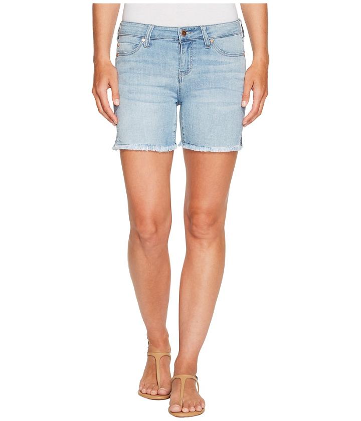 Liverpool - Vickie Shorts Frayed In Vintage Super Comfort Stretch Denim In Mandalay Light