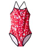 Oscar De La Renta - Abstract Floral Classic Swimsuit