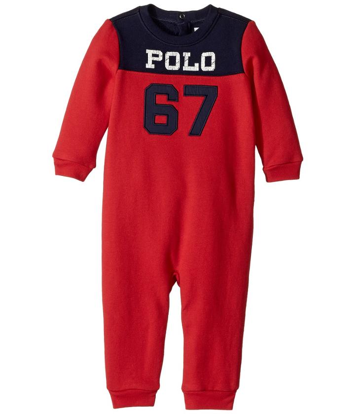 Ralph Lauren Baby - Cotton-blend-fleece Coverall