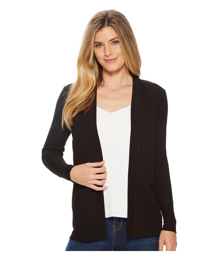 Michael Michael Kors - Rib Snap Sleeve Open Cardigan