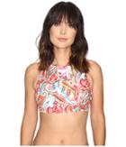 Lauren Ralph Lauren - Sunrise Hi-neck Bra Top