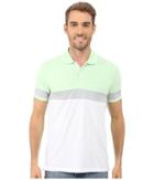 Calvin Klein - Liquid Cotton Short Sleeve Slub Blocked Polo