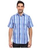Bugatchi - Watercolor Classic Fit Short Sleeve Woven Shirt