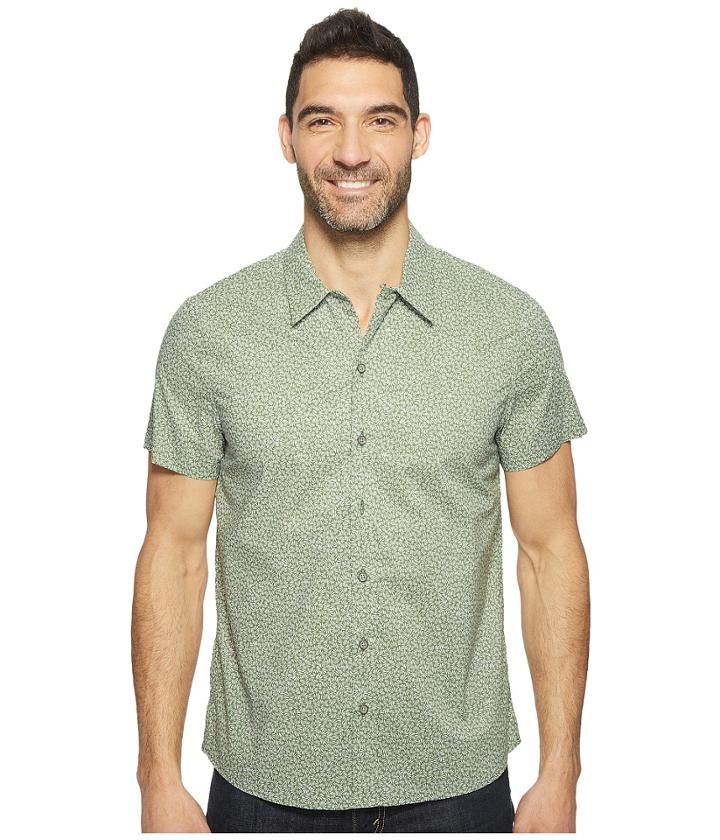 Kenneth Cole Sportswear - Short Sleeve Abstract Camp Shirt