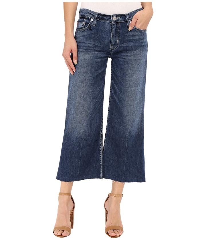 Hudson - Sammi Wide Leg Crop With Raw Hem In Stingray