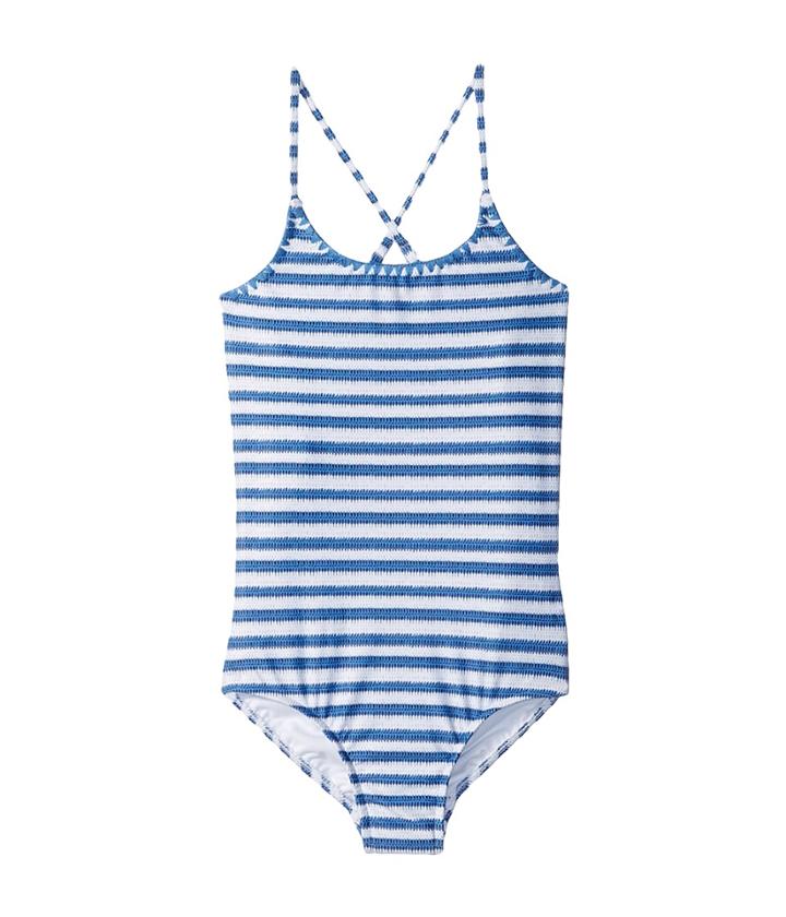Seafolly Kids - Sapphire Coast Stripe Tank One-piece