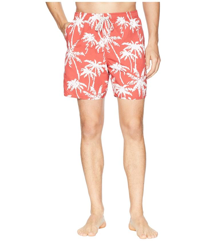Quiksilver Waterman - Palm Tree Volley Swim Shorts