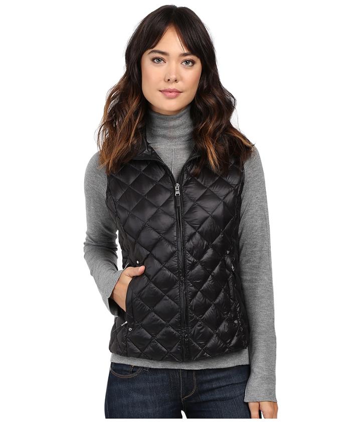 Lauren Ralph Lauren - Faux Leather Shoulder Packable Vest