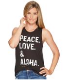 Spiritual Gangster - Pla Stacked Muscle Tank Top