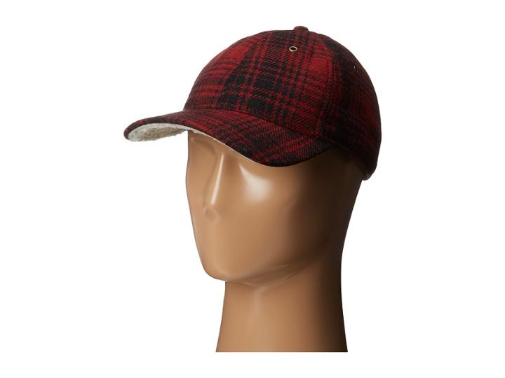 Woolrich - Heritage Plaid Ballcap W/ Sherpa Lining