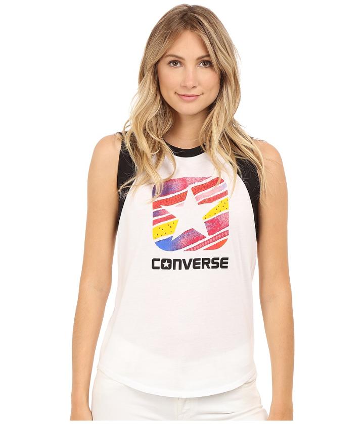 Converse - Box Star Sleeveless Raglan Tee