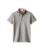Burberry Kids - Short Sleeve Polo Shirt With Check Collar