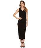 Michael Stars - Cotton Lycra(r) Sleeveless Cross Over Dress