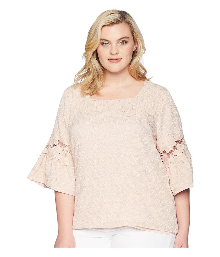 Calvin Klein Plus - Plus Size Square Neck W/ Lace Detail