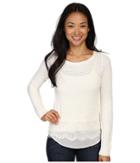 Lucky Brand - Lace Mix Sweater