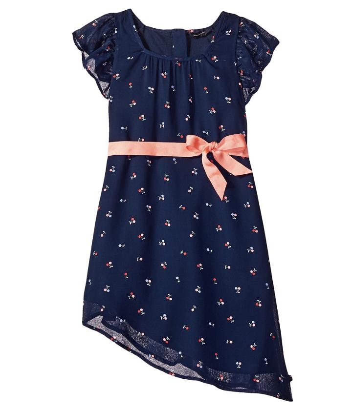 Tommy Hilfiger Kids - Cherry Printed Chiffon Dress