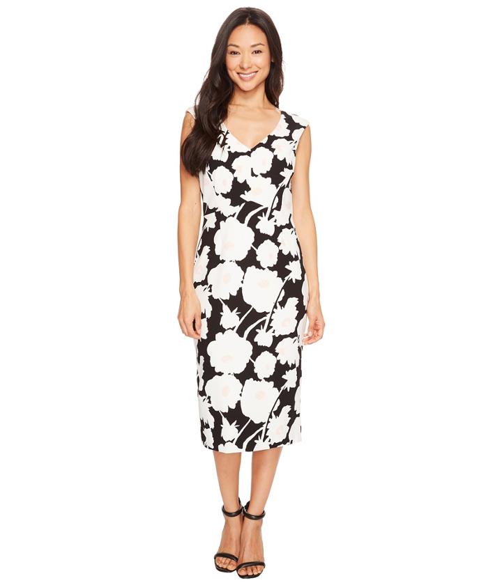 Ivanka Trump - Printed Compression Dress