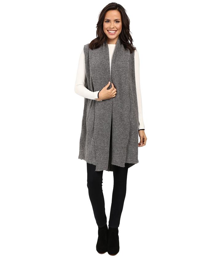 Michael Stars - Yak Vest With Rib And Pockets