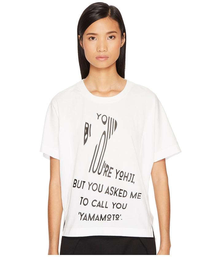 Adidas Y-3 By Yohji Yamamoto - Short Sleeve Graphic Tee