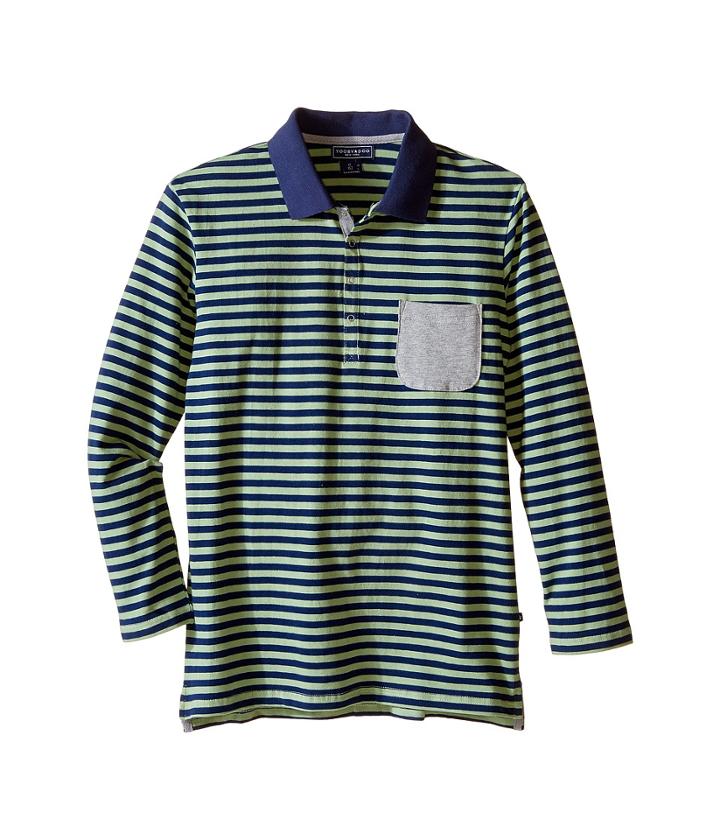 Toobydoo - Maddox Long Sleeve Striped Polo