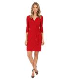 Adrianna Papell - 3/4 Sleeve Lap Over Dress
