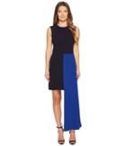 Neil Barrett - Fall Away Scarf Light Stretch Crepe Dress