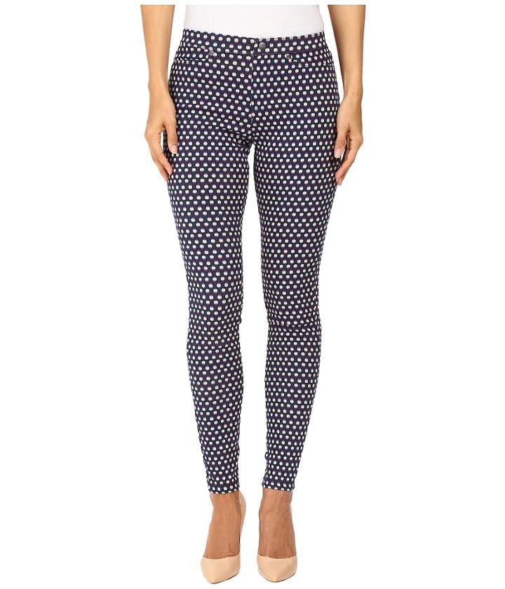 Hue - Peacock Dot Denim Leggings
