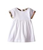 Burberry Kids - Pique Dress With Turn Back Sleeves